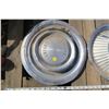 Image 3 : 2 Sets of 2 Matching Hubcaps 1 Pontiac Pair