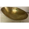 Image 2 : large metal art deco bowl 26" long  16" wide
