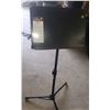 Image 1 : large tall music stand, commercial heavy duty  sound system parts