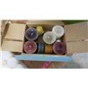 Image 4 : 2 Boxes of Tea Candles, 2 Boxes (one partial) of Mini Pillar Candles and 1 Box, 1 Plastic Bag of Mis