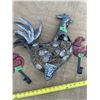 Image 2 : 3 Metal Chickens - Yard Art