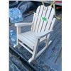 Image 2 : Miniature Wooden Rocker - 16" high x 12" wide
