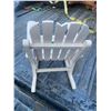 Image 3 : Miniature Wooden Rocker - 16" high x 12" wide