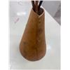 Image 3 : Birch Bark Teepee - Handcrafted, 7" high and 4" wide