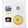 Image 2 : 1851 Seated Liberty Dime PCGS XF-45 From The S.S. Central America With Gold Pinch