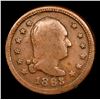 Image 2 : 1863 Washington F-19-396A Civil War Token 1c Grades vg+