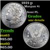 Image 1 : 1921-p Morgan Dollar $1 Grades Unc Details