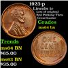 Image 1 : 1923-p Lincoln Cent 1c Grades Choice Unc BN