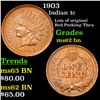 Image 1 : 1903 Indian Cent 1c Grades Select Unc BN