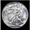 Image 2 : 1942-p Walking Liberty Half Dollar 50c Grades Choice+ Unc