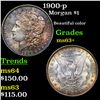 Image 1 : 1900-p Morgan Dollar $1 Grades Select+ Unc