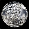 Image 2 : 1941-p Walking Liberty Half Dollar 50c Grades GEM Unc
