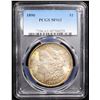 Image 2 : PCGS 1890-p Morgan Dollar $1 Graded ms63 By PCGS