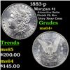 Image 1 : 1883-p Morgan Dollar $1 Grades Choice+ Unc