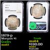 Image 1 : NGC 1879-p Morgan Dollar $1 Graded ms63 By NGC