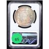 Image 3 : NGC 1879-p Morgan Dollar $1 Graded ms63 By NGC