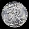 Image 2 : 1938-p Walking Liberty Half Dollar 50c Grades Choice Unc