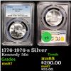 Image 1 : PCGS 1776-1976-s Silver Kennedy Half Dollar 50c Graded ms67 By PCGS