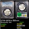 Image 1 : PCGS 1776-1976-s Silver Kennedy Half Dollar 50c Graded ms67 By PCGS