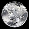 Image 2 : 1924-p Peace Dollar $1 Grades GEM+ Unc