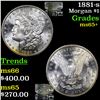 Image 1 : 1881-s Morgan Dollar $1 Grades GEM+ Unc