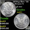 Image 1 : 1878-p Rev '79 Morgan Dollar $1 Grades Select Unc