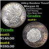Image 1 : 1896-p Rainbow Toned Morgan Dollar $1 Grades Choice+ Unc