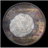 Image 3 : 1896-p Rainbow Toned Morgan Dollar $1 Grades Choice+ Unc