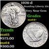 Image 1 : 1926-d Standing Liberty Quarter 25c Grades Choice+ Unc