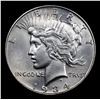 Image 2 : 1934-p Peace Dollar $1 Grades Choice+ Unc