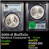Image 1 : PCGS 2001-d Buffalo Modern Commem Dollar $1 Graded ms69 By PCGS