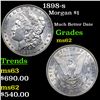 Image 1 : 1898-s Morgan Dollar $1 Grades Select Unc