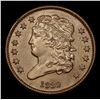 Image 2 : 1832 C-3 Classic Head half cent 1/2c Grades Select Unc BN
