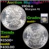 ***Auction Highlight*** 1904-o Morgan Dollar $1 Graded ms66+ By SEGS (fc)