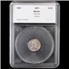 Image 4 : ***Auction Highlight*** 1835 LM-3 Capped Bust Half Dime 1/2 10c Graded ms64+ By SEGS (fc)