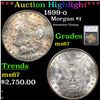 Image 1 : ***Auction Highlight*** 1899-o Morgan Dollar $1 Graded ms67 By SEGS (fc)
