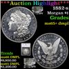 ***Auction Highlight*** 1882-s Morgan Dollar $1 Graded ms65+ dmpl By SEGS (fc)