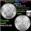Image 1 : ***Auction Highlight*** 1902-o Morgan Dollar $1 Graded ms67 By SEGS (fc)