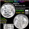 ***Auction Highlight*** 1923-s Mercury Dime 10c Graded ms65+ fsb By SEGS (fc)
