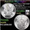 ***Auction Highlight*** 1889-o Neat TOP POP! Morgan Dollar $1 Graded ms66 By SEGS (fc)
