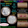 Image 1 : ***Auction Highlight*** Full solid date 1921-p Uncirculated Morgan silver dollar roll, 20 coins (fc)