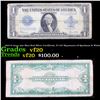 1923 $1 large size Blue Seal Silver Certificate, Fr-237 Signatures of Speelman & White Grades vf, ve