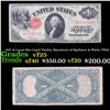 Image 1 : 1917 $1 Large Size Legal Tender, Signatures of Spellman & White, FR39  Grades vf+