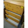 Image 2 : PINE 5 DRAWER CHEST OF DRAWERES