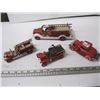 Image 1 : 4 DIE CAST FIRE TRUCKS