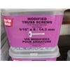 Image 2 : 3 CONTAINERS OF MODIFIED TRUSS SCREWS 91/16"X8