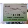 Image 2 : 16 PACKS OF 10X3/4" HEXHEAD TECK SCREWS