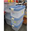 Image 2 : LOT OF PLASTIC BINS
