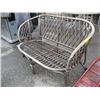 Image 2 : WICKER PATIO LOVE SEAT