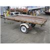 Image 8 : UTILITY TRAILER NO PAPERS, GOOD WHEELS AS NEW WHEELS